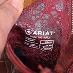 Ariat  Billie Unbridled Red Leather Western Cowgirl Boots size 6.5 Photo 9