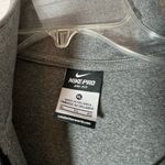 Nike Pro Dri Fit Quarter Zip Gray Long Sleeve Athletic Pullover Women's Size XL Photo 1