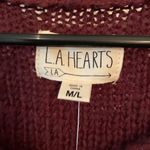 LA Hearts Plum Knitted Cardigan Photo 5