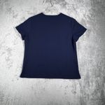 FIGS Catarina Scrub Top Womens L Navy One Pocket V Neck Workwear Minimalist Photo 2