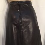 Leather Gallery Women's Black Soft 100% Leather Mini Skirt 8 Photo 3