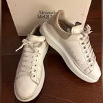 Alexander McQueen Oversized Sneaker (Woman) White / Patchouli EU 39.5 (US 8.5) Photo 0