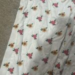 Anthropologie STUNNING Farm Rio Embroidered Flowers Crop Top and pant set XL EUC Photo 4