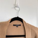 Quince  100% Organic Cotton Oversized Cardigan in Camel Photo 3