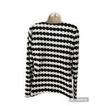 Karen Brooks Womens Open Front Cardigan Top Size Small Black And White Black Photo 2