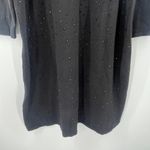 Anne Klein Dress Size Extra Large Black Sweater Sequin Holiday Long Sleeve NWT Photo 8