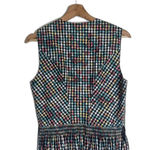 Vtg Alphorn Dress Womens 40 Multicolor Gingham Plaid Sleeveless Germany 90s Size M Photo 10
