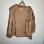PINK - Victoria's Secret Victoria’s secret PINK brown teddy button snap jacket size large light weight Photo 8
