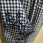 Draper James  size 6 Blue and White Gingham Dress Photo 4