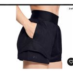 Under Armour  Warrior Mesh Layer Womens Training Shorts Black Gym SIZE SMALL Photo 1