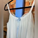 Vintage 1930s Gossard Artemis Pastel Blue Nightgown Slip Size M Photo 2