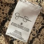 Jessica Simpson  Tan and Black Striped Cardigan Photo 4