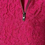 Diane Von Furstenberg  Brittany Stretch Lace Sheath Mini Dress Women Pink Size 4 Photo 6