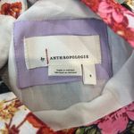 Anthropologie  Shara Pleated Patchwork Midi Dress Floral, Boho, Long Sleeve D4 Photo 5