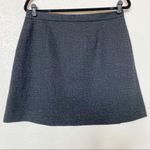 Madewell  Pleated Tailored Mini Grey Skirt Size 10 Photo 7