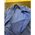 Jaanuu  Scrub Jacket Sz XS Blue Full Zip Front Pockets Lined Long Sleeve Hospital Photo 9