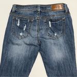 Dollhouse Charley Jeans Medium Wash Distressed Skinny Jeans Size 3 Photo 4