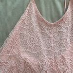 Mudd Pink Lace Tank Top Crop Top Photo 2