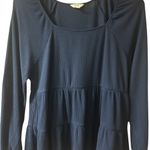 Terra & Sky  Navy Long Sleeve Top Photo 0