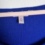 Athleta  Women’s Blue Cashmere Blend Long Sleeve Sweater‎ Dress Medium Photo 5