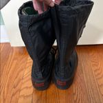 Sorel Snowlion Boots Waterproof Winter Warm Rubber black women's size 9 Photo 1