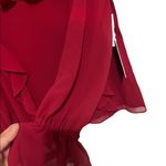 Rachel Parcell  Mock Neck
Ruffle Trim Long Sleeve Top Blouse size xs Photo 2