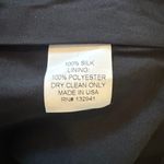 Amanda Uprichard  Chevron Silk Blend Dress Black Tan Sleeveless Party‎ Neutral Photo 6