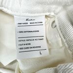 Kancan Irelia Ultra High Rise Mom Jeans White NWT Size Large Photo 13