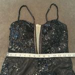 Women’s Black MermaidFit Sequins Party Prom Formal Dress LaceUp Back Size 2 Photo 7