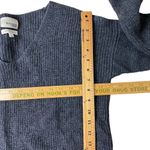 Wilfred Free  LARGE Gray V Neck Knit Italian Yarn Sweater 100% Wool - FLAWED Photo 10