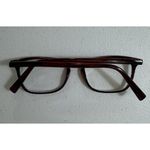 5TH & Madison " ELANA WIN " Transparent Red Striped Reading Glasses Frames Only Photo 5