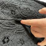 BB Dakota Steve Madden Renley Lace Fit and Flare Dress in Black Size 0 Photo 9