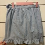 Madewell  Meadow Ruffle Blue Skirt Photo 2