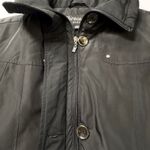 Forecaster of Boston Black Coat Womens Small Zip Up Button Adjustable Jacket Photo 3