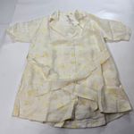 Tularosa  Whitaker Button Front Dress in Faded Yellow Floral XS Photo 2