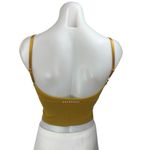 Goldhinge Women's Gold Brown Rib Knit Sleeveless Cami Camisole Crop Tank Top S Photo 1