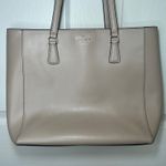Kate Spade  Perry Saffiano Leather Laptop Tote Bag Light‎ Beige Purse Handbag Photo 0