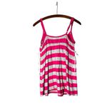 Victoria's Secret Pink and Gray Striped Y2K Babydoll Adjustable Camisole Size M Photo 3