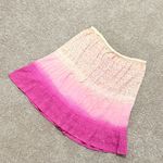 Angie  Y2K Fairycore Hippie Ombré Skirt Lace Sequin Pink Size L Kawaii Pastel Photo 8