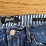Nanette Lepore Mid Rise Denim Boy Short SZ 2 5 inch inseam Dark Stretch Classic Photo 2