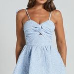 Showpo Blue Floral Mini Dress Photo 1