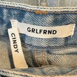 GRLFRND Cindy Distressed High Waisted Cutoff Short Shorts Blue Size 24 Photo 2