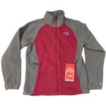 The North Face *New Khumbu Jacket Womens Size Sm Pink Slate Gray Fleece Zip In Photo 9