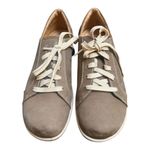 Aetrex  Women's Dana Lace-Up Oxford sneakers in warm grey leather Size 9-9.5 Photo 1