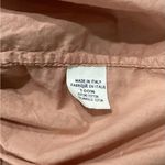 A Shirt Thing Pink Mandarin Collar Ruffled Button Down Shirt Photo 4