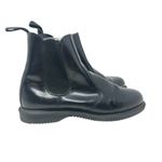 Dr. Martens  Flora Chelsea‎ Boots Pull-On Leather Polished Black Size US 9 Photo 7