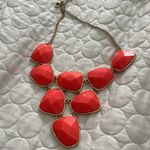 Women statement Coral big beads and Gold chain necklace casual beach elegant Pink Photo 0