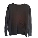 Calvin Klein Women's Black Sweater with Gold Floral Design Photo 1