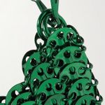 Paco Rabanne 1969 Nano chainmail shoulder bag Dark Green Photo 3
