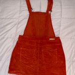 True Craft Orange Overall Dress Photo 1